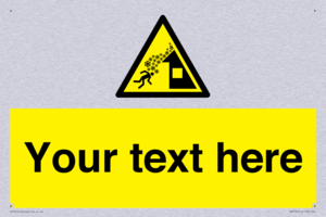 Custom warning roof avalanche